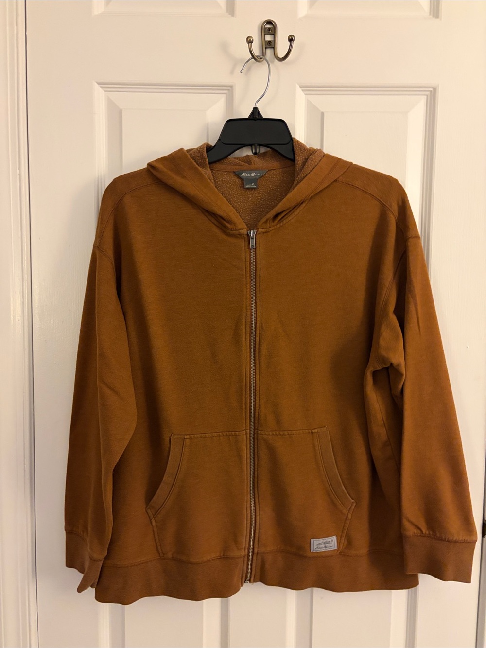 Eddie Bauer Women’s Hooded Zip Jacket - Rust Brown